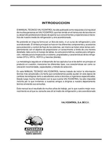Manual De Refrigeracion