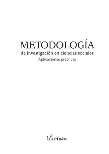 Metodologia De Investigacion En Ciencias Sociales