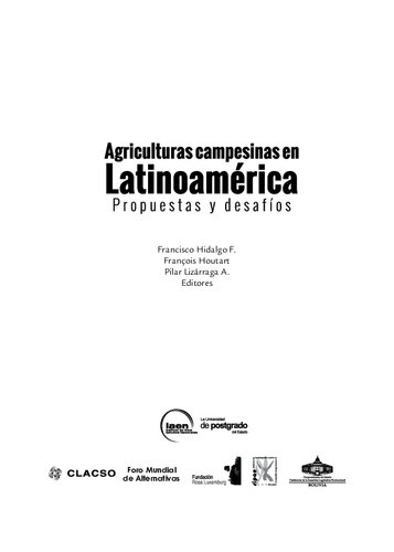 Agriculturas Campesinas En Latinoamerica