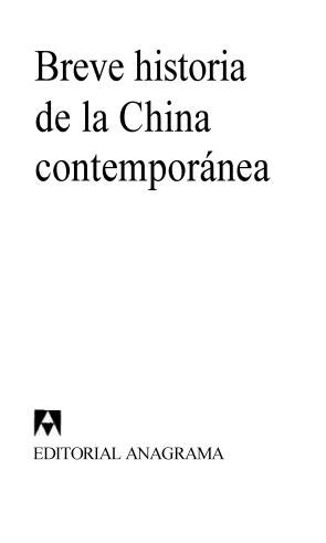 Breve historia de la China contemporanea