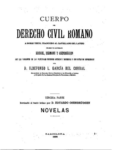 Cuerpo Del Derecho Civil Romano