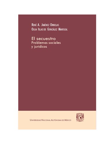 El Secuestro Problemas Sociales Y Juridicos