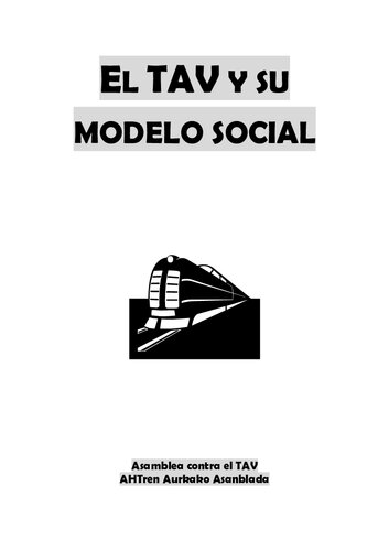 El Tav Y Su Modelo Social