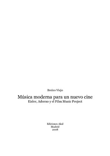 BREIXO VIEJO- Música moderna para un nuevo cine