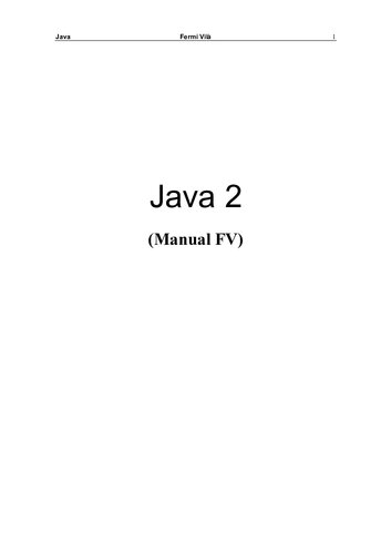 Manual De Java 2