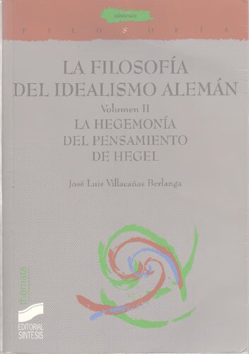 La Filosofia Del Idealismo Aleman