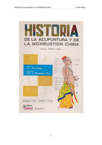 Historia De La Acupuntura Y Moxibustion China