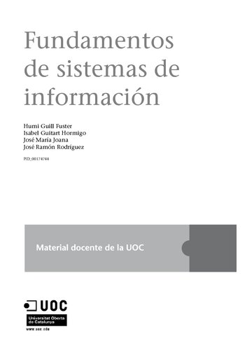 Fundamentos De Sistemas De Informacion