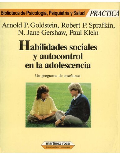 Habilidades Sociales Y Autocontrol En La Adolescencia