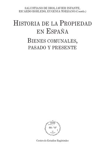 Historia De La Propiedad En España