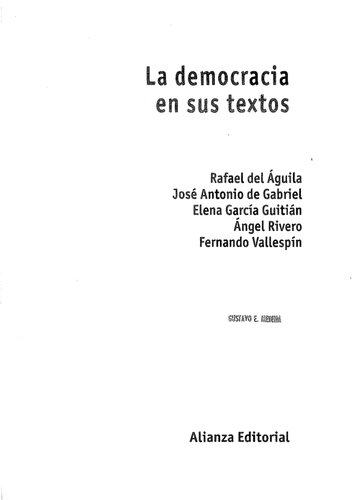 La Democracia En Sus Textos