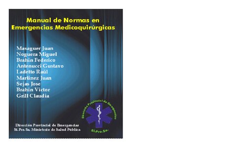 Manual de Normas en Emergencias Medicoquirúrgicas