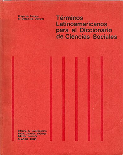 Terminos Latinoamericanos Para El Diccionario De Ciencias Sociales