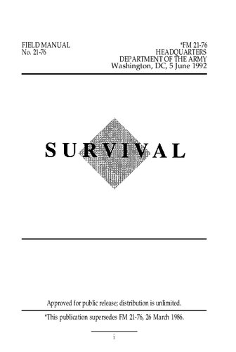 Us Army Survival Manual (Ingles)