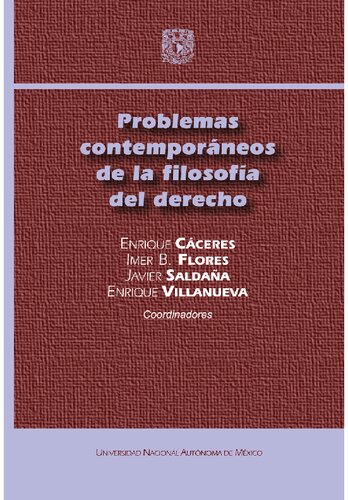 Problemas contemporáneos de la filosofía del derecho