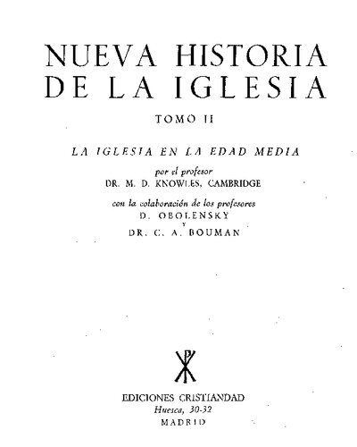 Nueva Historia De La Iglesia
