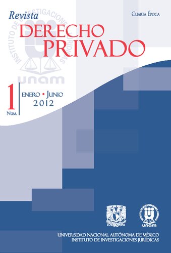 Revista Derecho Privado 4ta Epoca