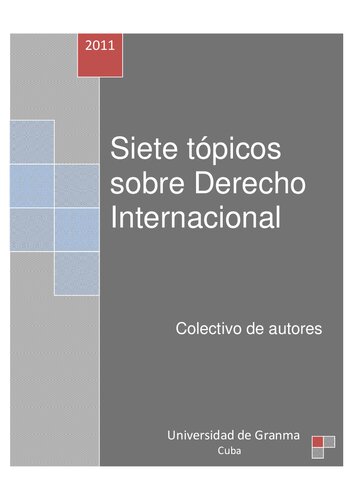 Siete Topicos De Derecho Internacional