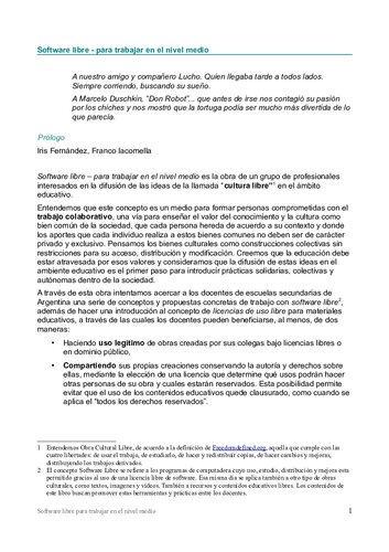 Software Libre Para Trabajar En El Nivel Medio