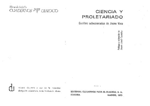 Ciencia y proletariado