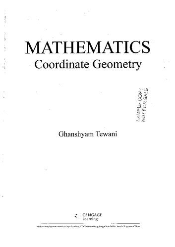 Coordinate Geometry for JEE (Advanced)