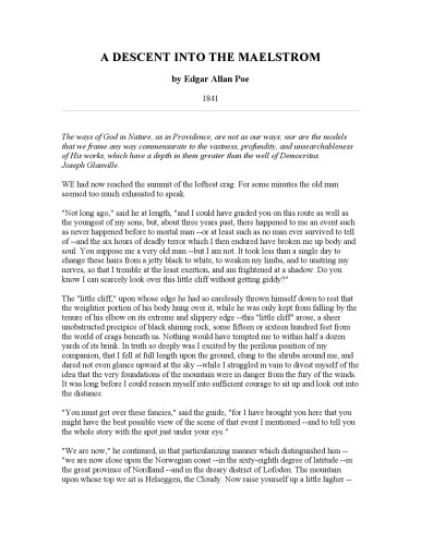 Complete stories of Edgar Allan Poe