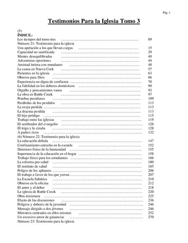 Testimonios Para la Iglesia 3 tomo 3