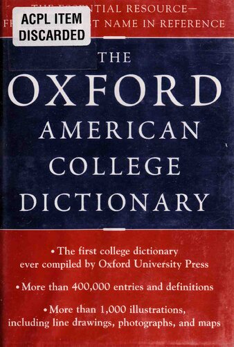 Oxford American College Dictionary