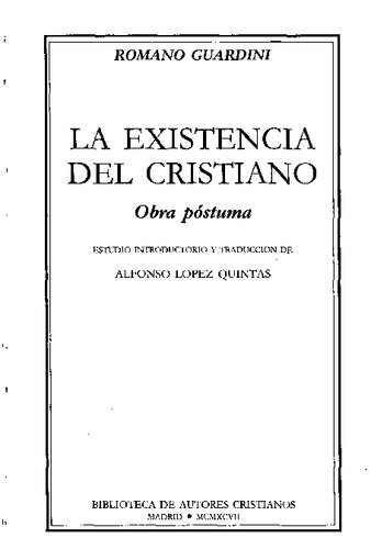 La Existencia Del Cristianismo