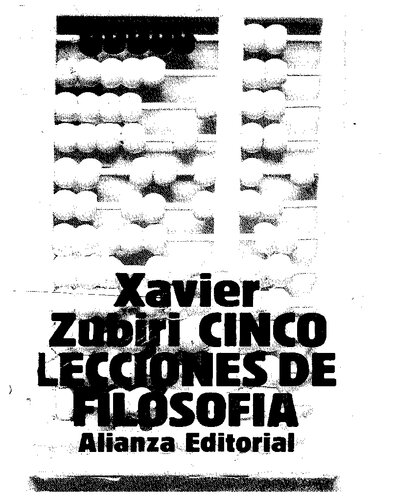 Cinco Lecciones De Filosofia
