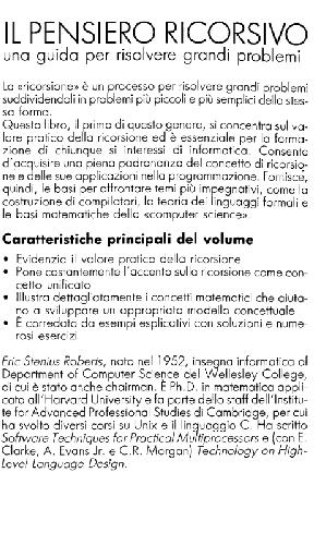 Il Pensiero Ricorsivo