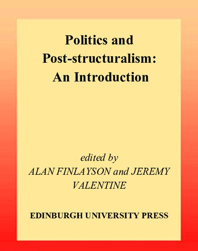 Politics and post-structuralism: an introduction