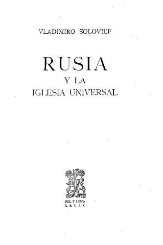 Rusia Y La Iglesia Universal