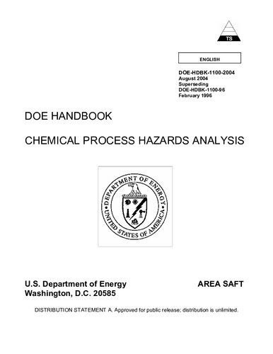 Chemical Process Hazard Analysis