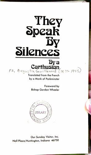 They Speak By Silences