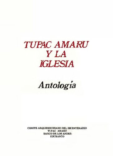 Tupac Amaru Y La Iglesia