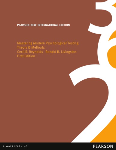 Mastering Modern Psychological Testing: Pearson New International Edition: Theory & Methods