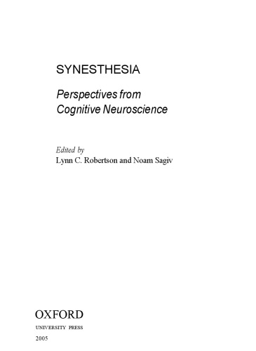 Synesthesia: Perspectives from Cognitive Neuroscience