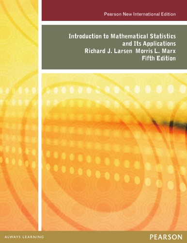 Introduction to mathematical statistics and its applications