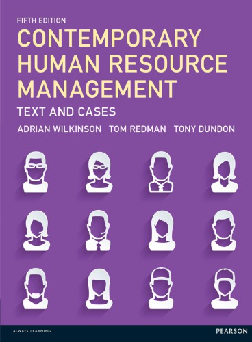 Contemporary human resource management: text and cases
