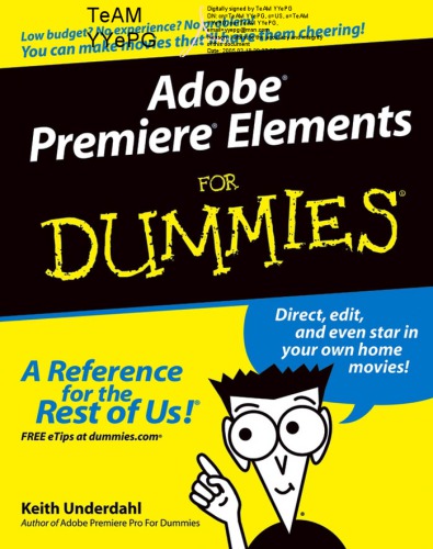 Adobe Premiere elements for dummies
