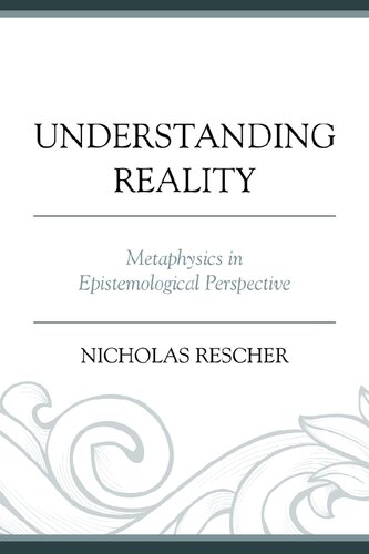 Understanding Reality: Metaphysics in Epistemological Perspective