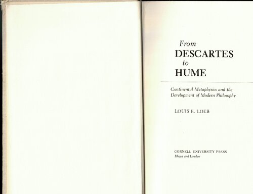 From Descartes to Hume