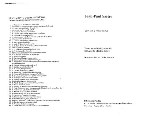 Verdad Y Existencia (1948)