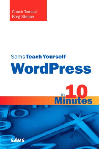 Sams teach yourself WordPress in 10 minutes