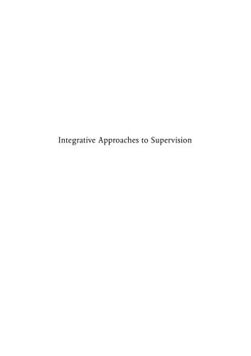 Creative Supervision: The Use of Expressive Arts Methods in Supervision and Self-Supervision