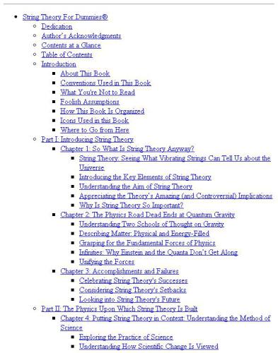 String theory for dummies