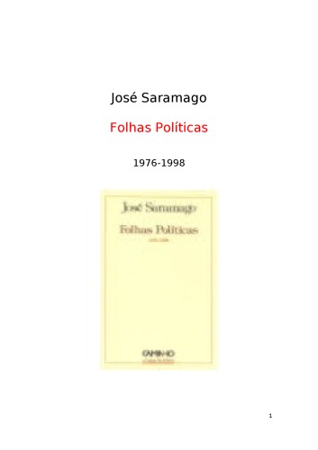 Folhas políticas: 1976-1998