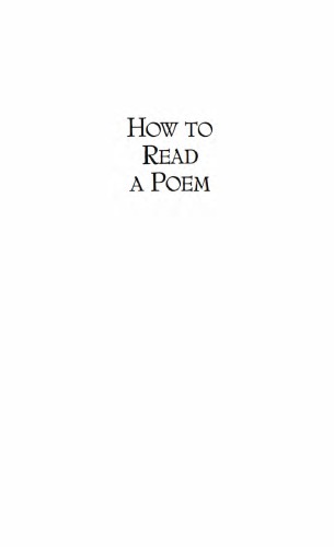 How to read a poem: and fall in love with poetry
