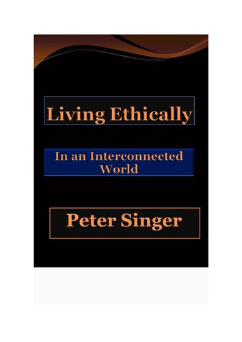 Living Ethically In an Interconnected World